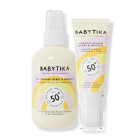 Duo Babytika SPF50+ : Lait Solaire et Pinceau Visage