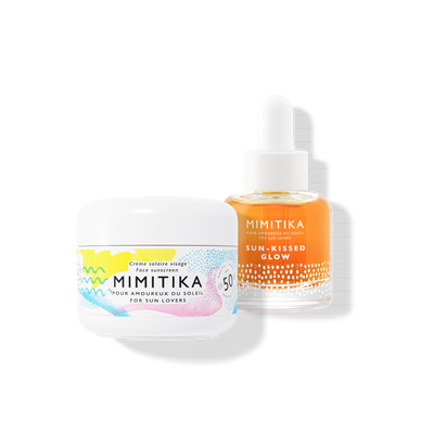 MIMITIKA - Duo Crème Visage SPF50 + Sérum Sun-Kissed Glow